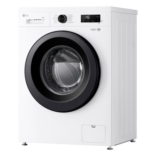  LG F4X1009NWK 9kg 1400 Spin Washing Machine - White
