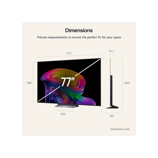 LG OLED77C66LB.AEK 77inch 4K OLED 4K Smart TV