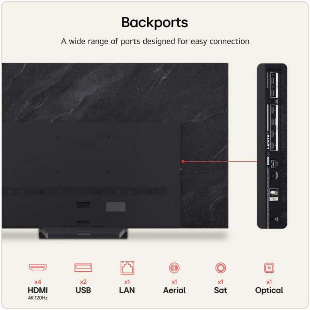 LG OLED77C66LB.AEK 77-inch 4K OLED Smart TV