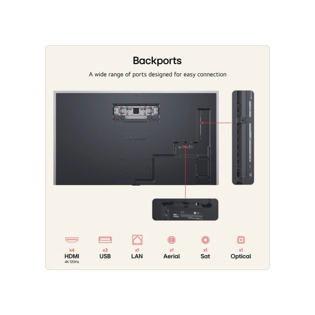 LG OLED77G64LW.AEK 77inch 4K OLED 4K Smart TV - Wall mount version