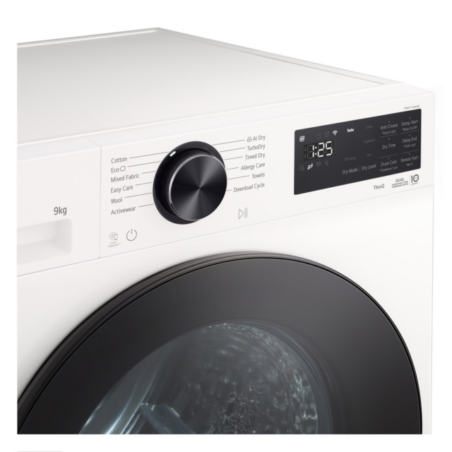 LG RHX5009TWB 9kg Heat Pump Tumble Dryer White