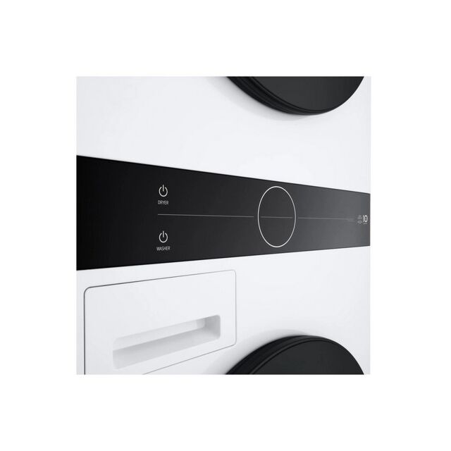 LG WT1210WWF 12kg/10kg 1400 Spin Wash Tower - White