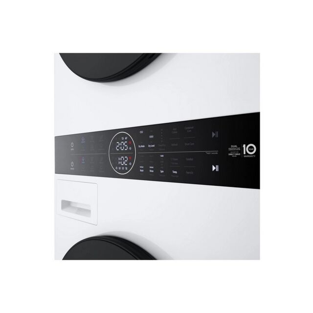 LG WT1210WWF 12kg/10kg 1400 Spin Wash Tower - White