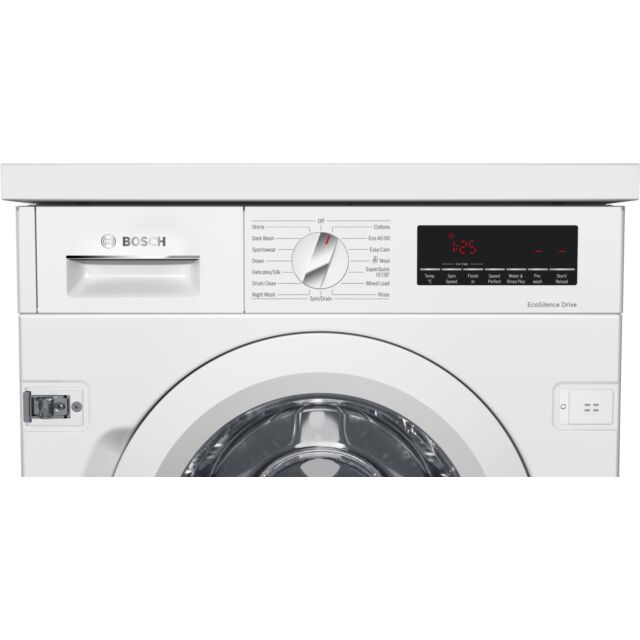 Bosch WIW28502GB Series 8, Built-In Washing Machine, 8 Kg, Max. 1400 Rpm