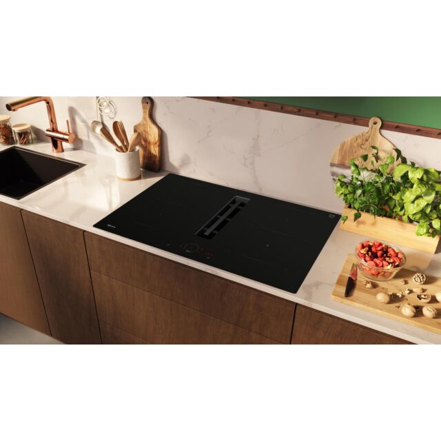 Neff V58NHQ4L0 N 70, Induction Hob With Integrated Ventilation System, 80 Cm, Surface Mount Without 