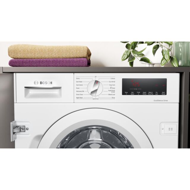 Bosch WIW28502GB Series 8, Built-In Washing Machine, 8 Kg, Max. 1400 Rpm