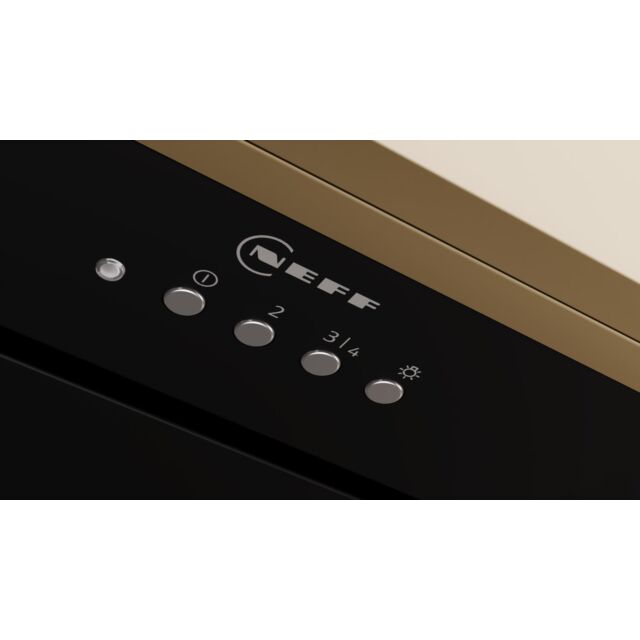 Neff D75NAC1S0B N 70, Canopy Cooker Hood, 70 Cm, Black
