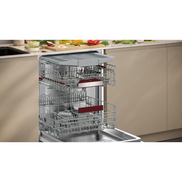 Neff S187ZCX03G N 70, Fully-Integrated Dishwasher, 60 Cm