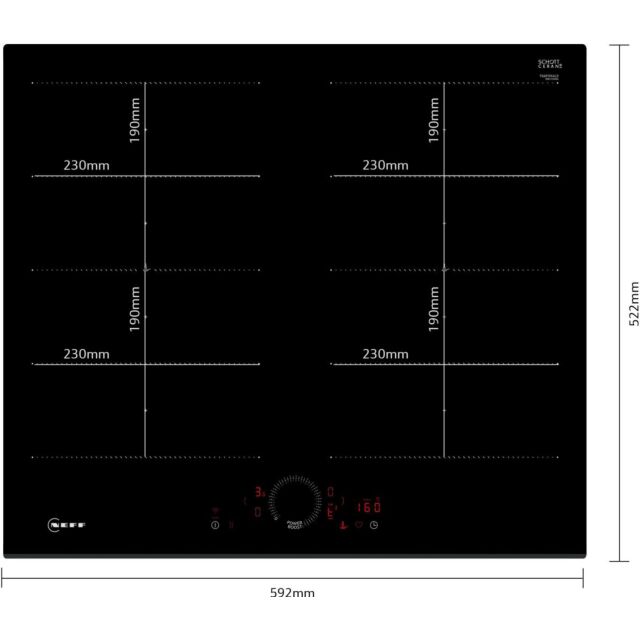 T66FHX4L0, Induction hob
