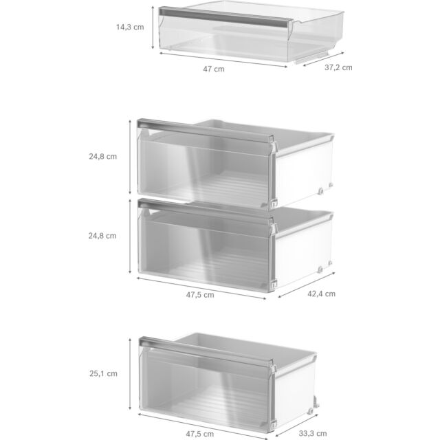 KSN36VLDGG, Free-standing fridge