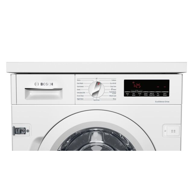 Bosch WIW28502GB Series 8, Built-In Washing Machine, 8 Kg, Max. 1400 Rpm
