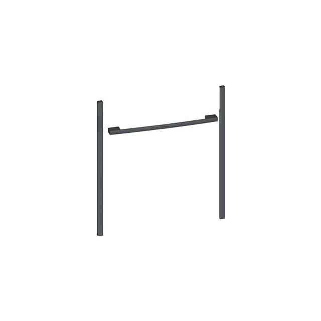 Neff Z9060AY0 Flex Design Kit, 60 Cm, Anthracite Grey, For A Single Fullsize Oven + For A Compact Ov
