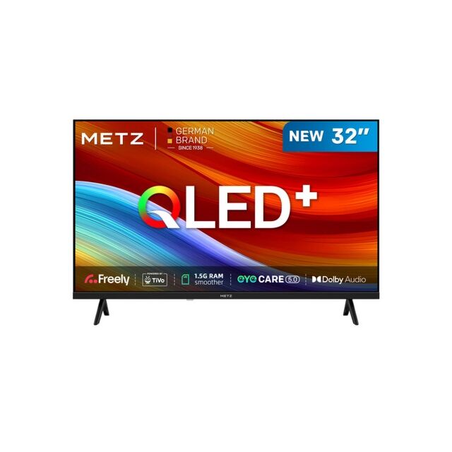 METZ 32MQH6800ZUK 32inch Metz HD Smart QLED TV with Freely Power by Tivo - Black