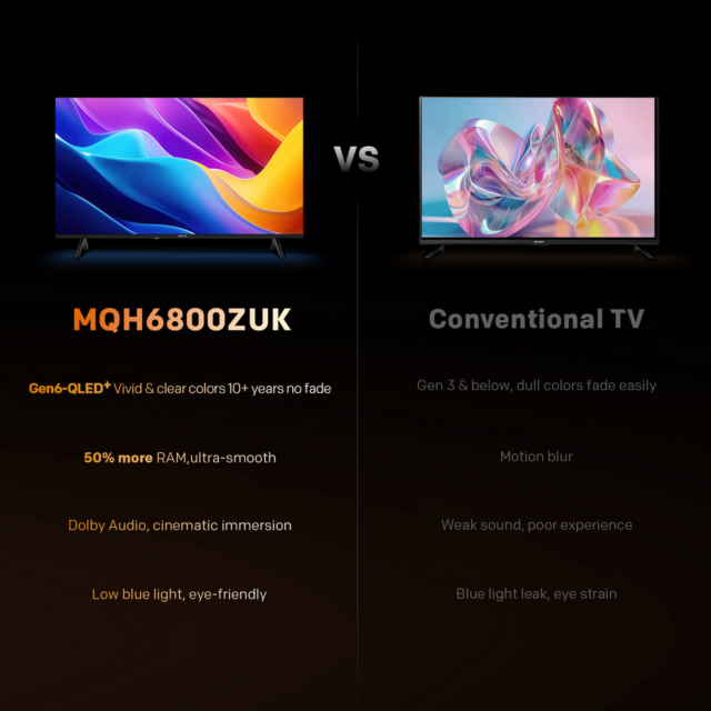 Metz 32MQH6800ZUK 32inch QLED Smart TV with Freely Power