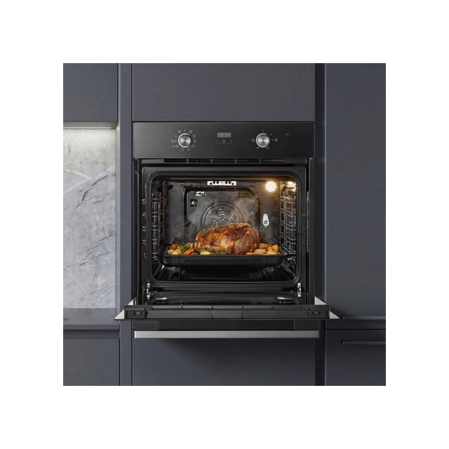 MIDEA MBO65M90D2-BK Xpress Fry Mbo65m90d2-Bk Multifunction Built In Single Oven - Black