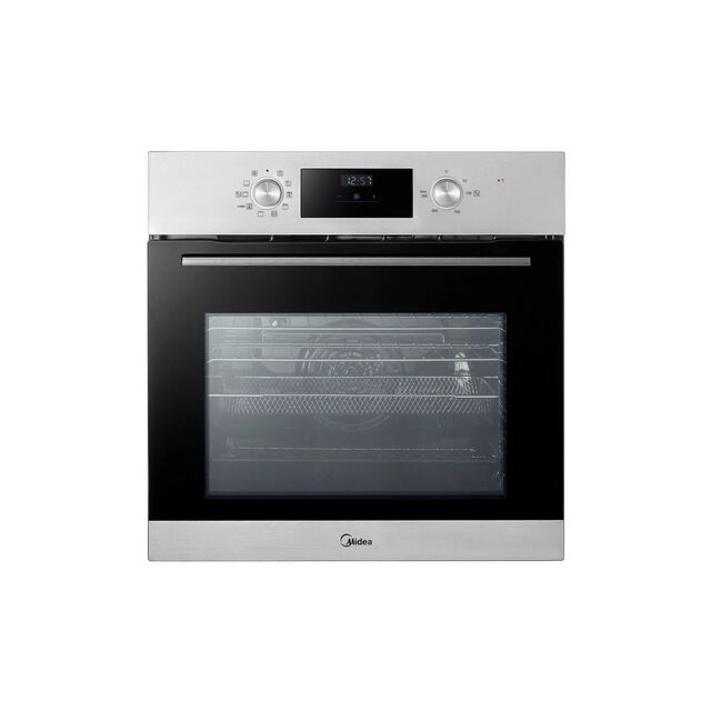 MIDEA MBO65M90D2-SS Xpress Fry MBO65M90D2-SS Multifunction Built In Single Oven - Stainless Steel