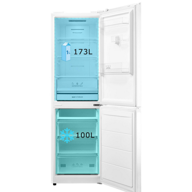 Midea MDRB379FGD01 54.7cm 60/40 No Frost Fridge Freezer