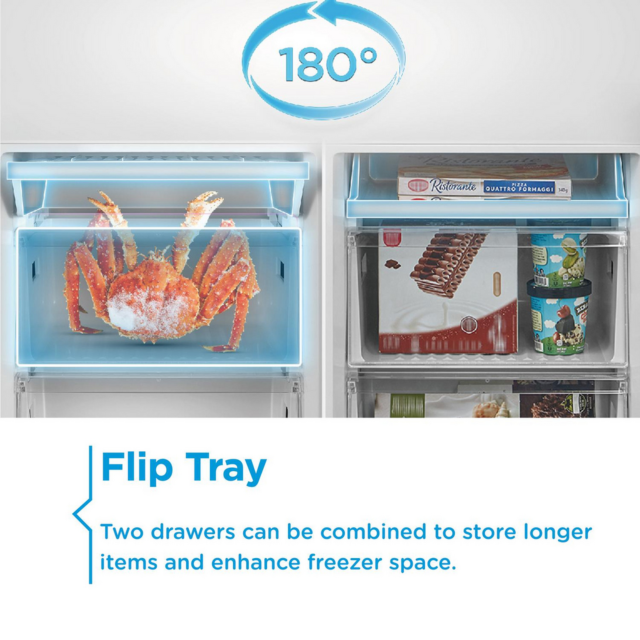 Midea MDRE379FGE01D 54cm 70/30 Built-In Fridge Freezer