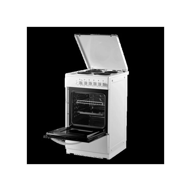 MIDEA MFO20DME4H109WH MFO20DME4H109-WH 50cm Single Oven Electric Cooker with Solid Plate Hob - White