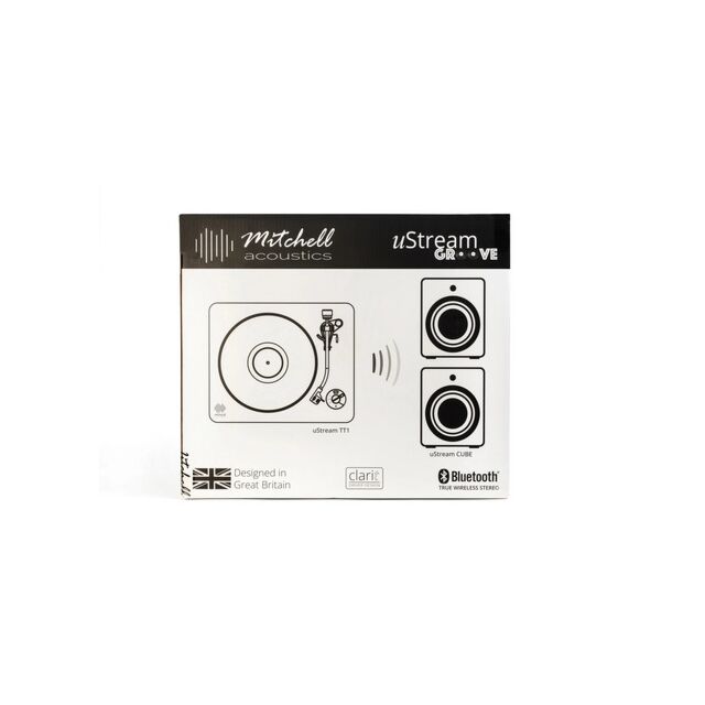 Mitchell Acoustics USTREAM GROOVE Turntable with Speakers