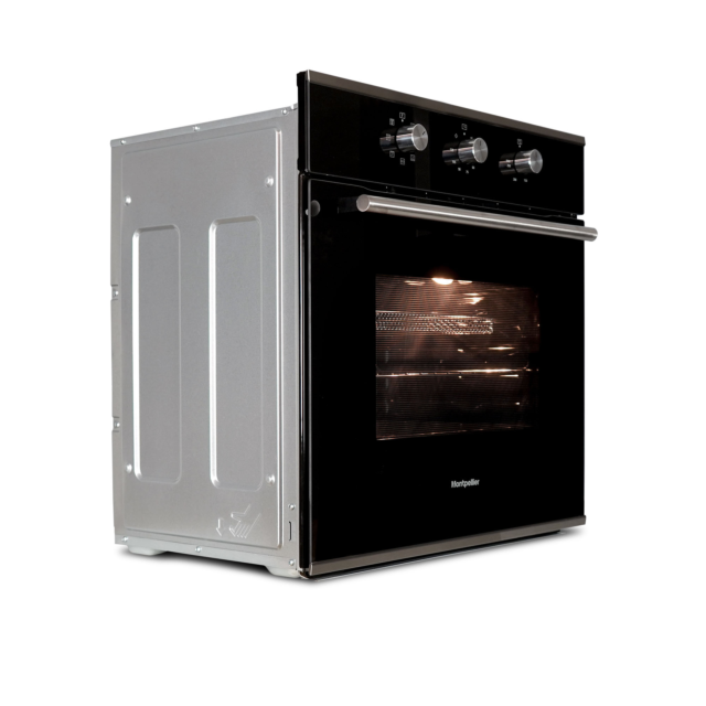 Montpellier MAFSO60SS 60 ltr Single Built in AirFry Oven- Minute Minder- Stainless Steel