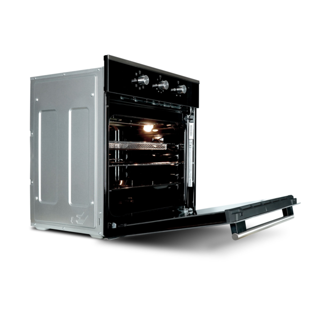 Montpellier MAFSO60SS 60 ltr Single Built in AirFry Oven- Minute Minder- Stainless Steel