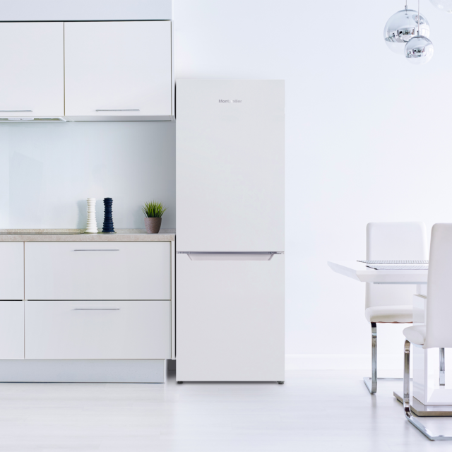 Montpellier MLF150EW 47cm 60/40 Low Frost Fridge Freezer - White