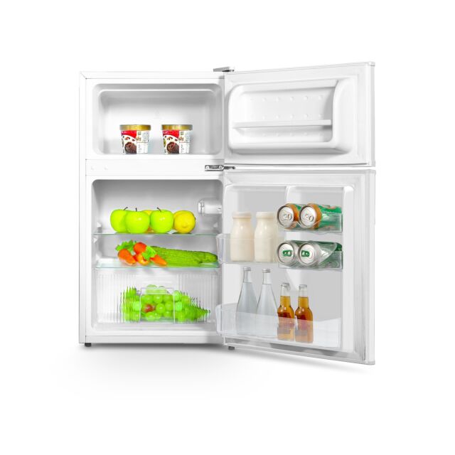 Montpellier MS2035EW 47cm Low Frost Undercounter Fridge Freezer in White