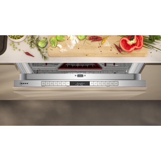 Neff S195HCX02G N 50, Fully-Integrated Dishwasher, 60 Cm, Variable Hinge