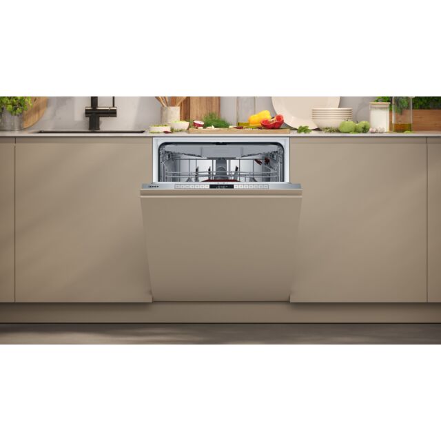 Neff S195HCX02G N 50, Fully-Integrated Dishwasher, 60 Cm, Variable Hinge