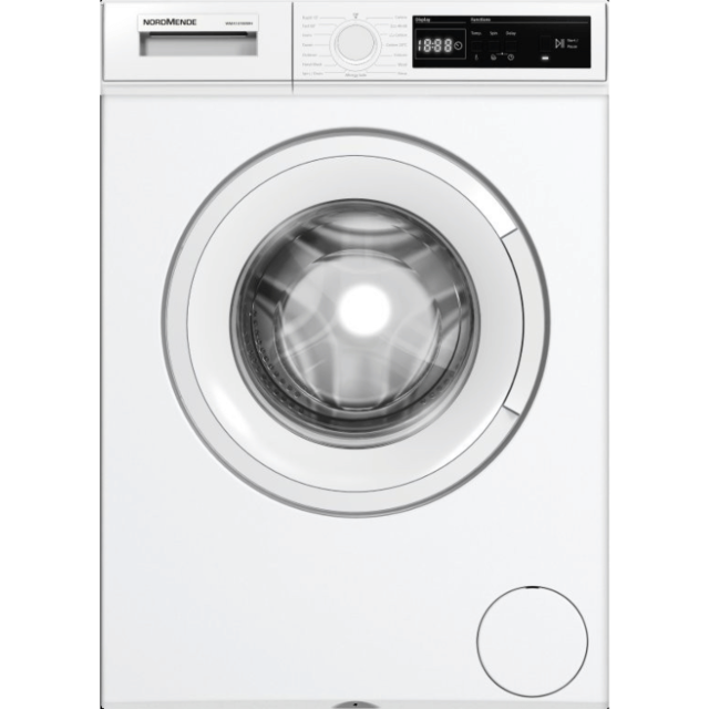 Nordmende WMA14100WH Nordmende 10Kg Washing Machine 1400 Spin Inverter Motor A Rated White