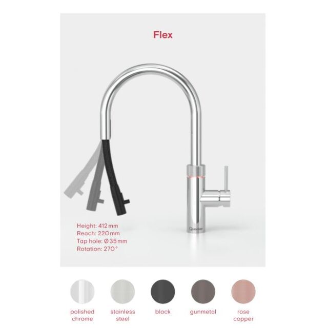 Quooker Flex Tap Stainless Steel FXRSST