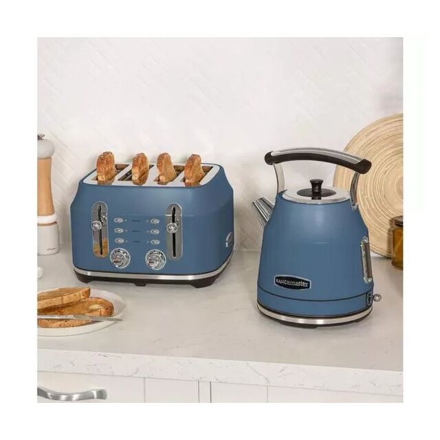 ***Ex Display*** Rangemaster Rmcldk201sb 1.7 Litres Traditional Kettle - Stone Blue