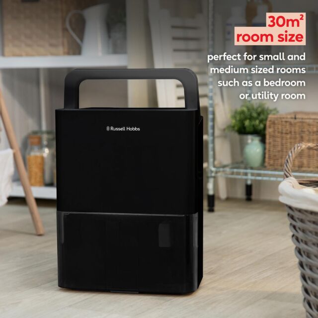 Russell Hobbs RHDH1001B 10L Dehumidifier - Black