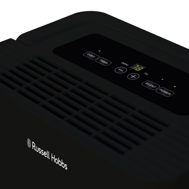 Russell Hobbs RHDH1001B 10L Dehumidifier - Black