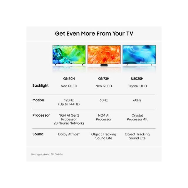 Samsung QE65QN73HAUXXU 65inch 4K Neo QLED Vision AI Smart TV
