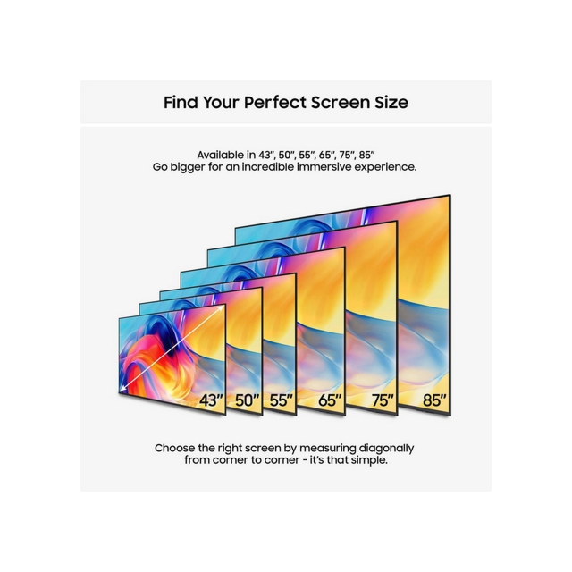 Samsung UE75M70HAKXXU 75inch 4K Mini LED Vision AI Smart TV