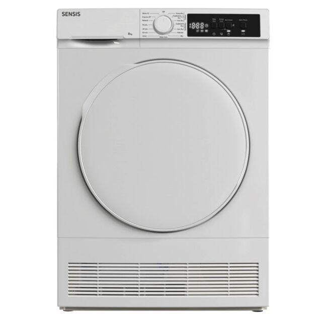 sensis TDCF018BW 8kg Condenser Tumble Dryer - White
