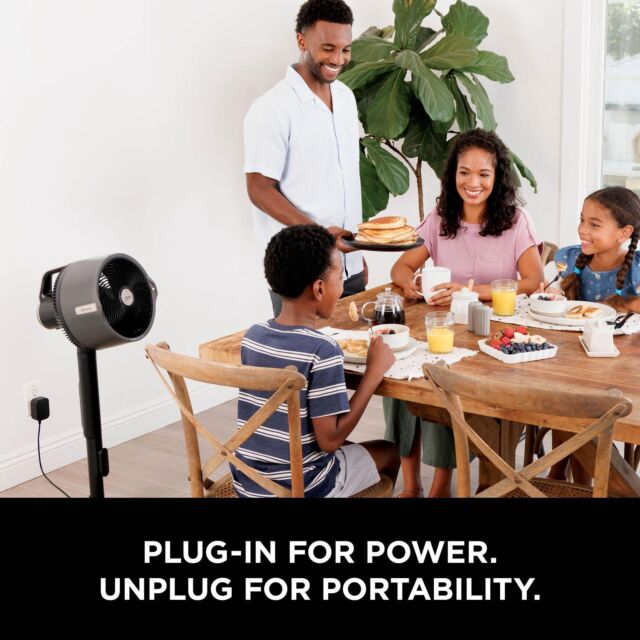 Shark FA300UK Shark Flexbreeze Pro Mist Indoor & Outdoor Fan & Outdoor Misting System - Dark Gray, C