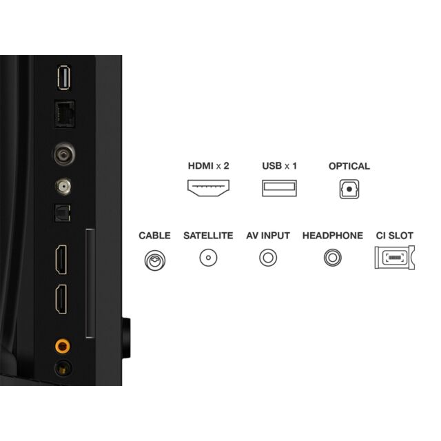 TCL 32V5C-UK 32inch FHD TV Google Smart TV