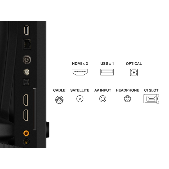TCL 40V5C-UK 40inch FHD TV Google Smart TV