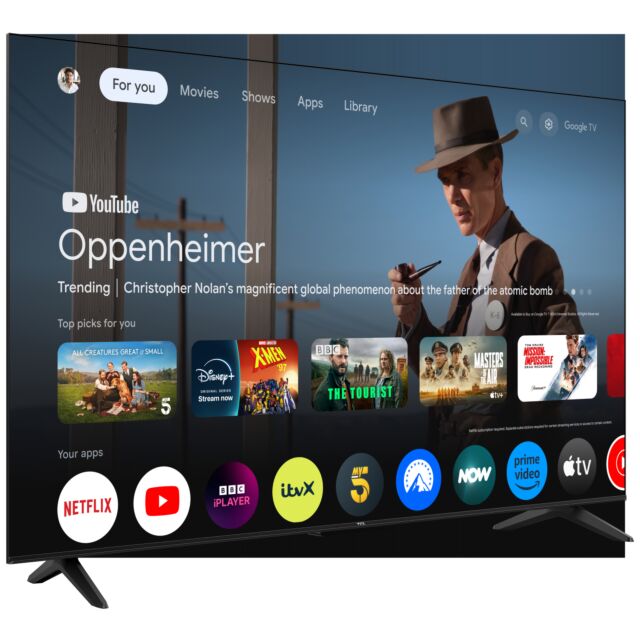 TCL 50V6C-UK 50inch 4K Direct LED HDR Google TV