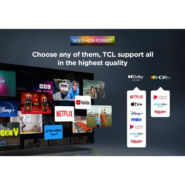 TCL 55V6C-UK 55inch 4K Direct LED HDR Google TV