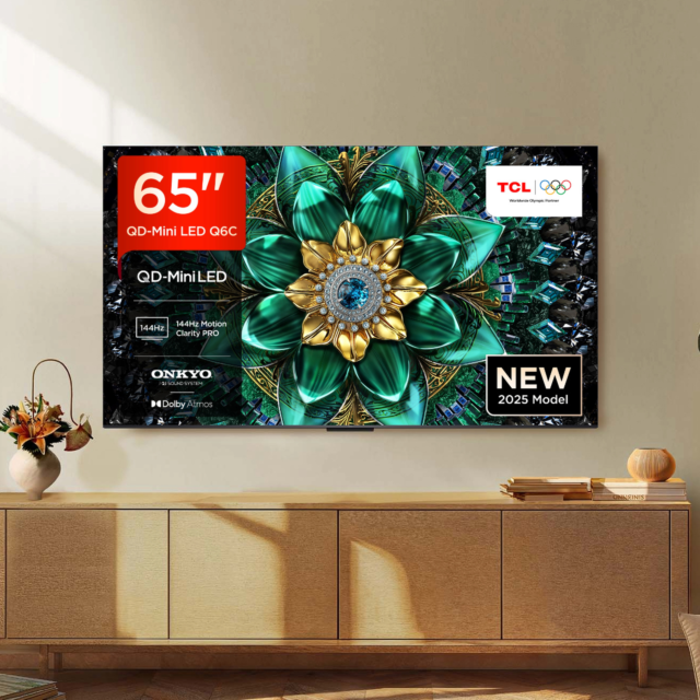 TCL 65Q6C-UK 65inch 4K QD-Mini LED UHD Smart Google TV