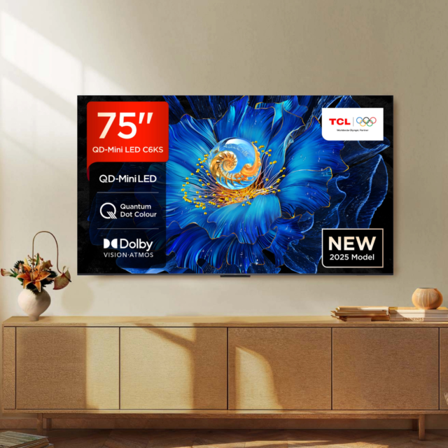 TCL 75C6KS-UK 75inch 4K Ultra HD QD-Mini LED TV