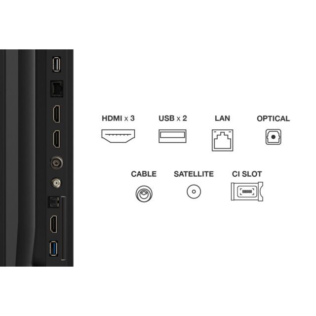 TCL 75V6C-UK 75inch 4K Direct LED HDR TV Google TV