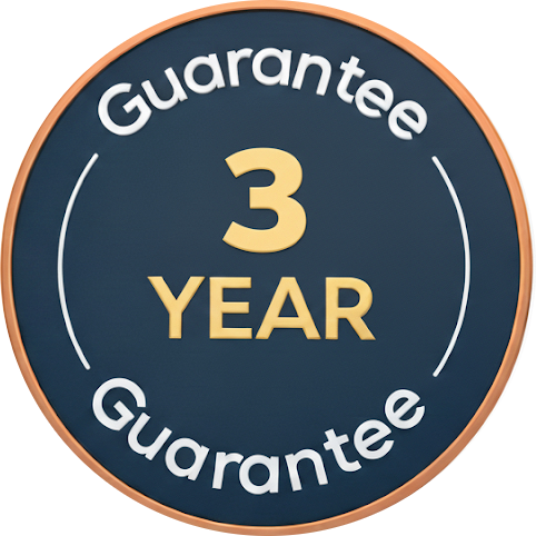 3 Year Warranty