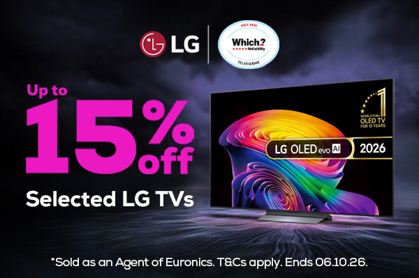 LG Up to 15% Off - 23.09.26 - 27.10.26 LG Up to 15% Off - 23.09.26 - 27.10.26