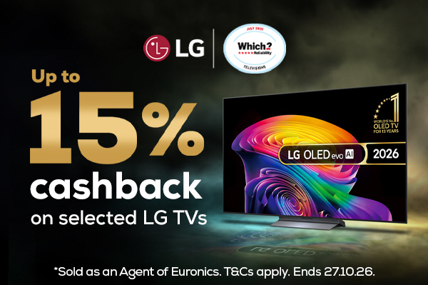 LG Up to 15% Off - 23.09.26 - 27.10.26