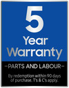 Samsung 5 year warranty